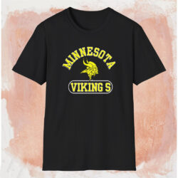 Vintage 80s Minnesota Vikings Football Shirt Black T shirt