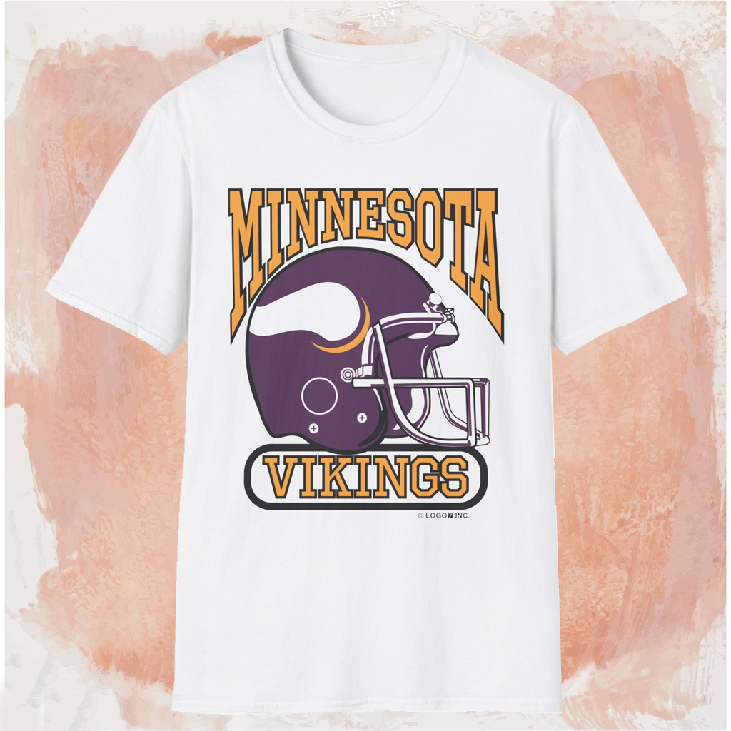 Vintage 80s Minnesota Vikings Helmet Shirt White T shirt Vintage 80s Minnesota Vikings Helmet Shirt White T shirt
