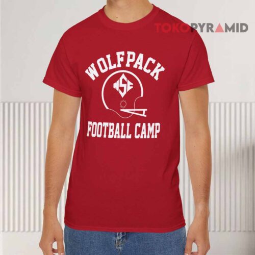 Vintage 80’s Nc State Wolfpack Football Camp Red T shirt