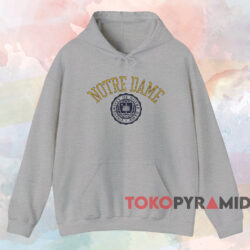 Vintage 80s Notre Dame Fighting Irish Shirt 2 Vintage 80s Notre Dame Fighting Irish Shirt Grey Hoodie