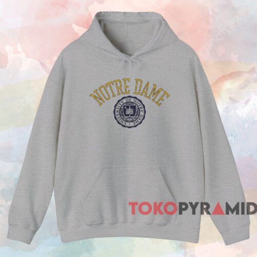 Vintage 80s Notre Dame Fighting Irish Shirt Grey Hoodie Vintage 80s Notre Dame Fighting Irish Shirt Grey Hoodie