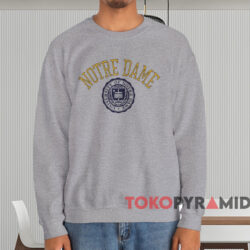 Vintage 80s Notre Dame Fighting Irish Shirt 4 Vintage 80s Notre Dame Fighting Irish Shirt Grey Sweatshirt