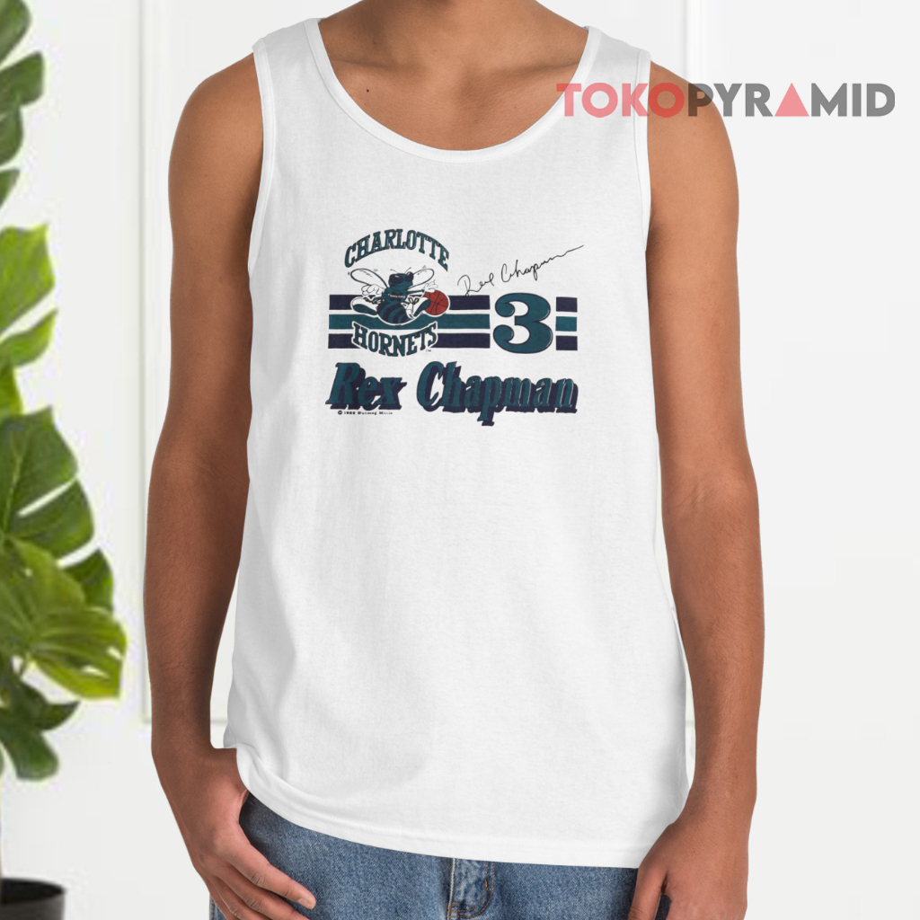 Vintage 80s Nutmeg Nba Charlotte Hornets Rex Chapman Tank Top Vintage 80s Nutmeg Nba Charlotte Hornets Rex Chapman Tank Top
