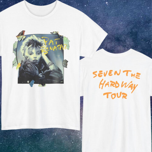 Vintage 80s Pat Benatar Seven the Hard Way Tour Shirt