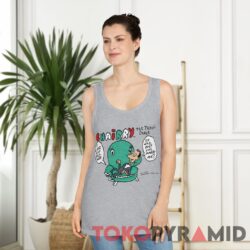 Vintage 80s Pee Wees Playhouse The Talking Chair Pee Wee Herman Tee Grey Tank Top