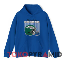 Vintage 80s Philadelphia Eagles NFL Football T-shirt 2 Vintage 80s Philadelphia Eagles Nfl Football T shirt Blue Hoodie