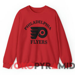 Vintage 80s Philadelphia Flyers NHL Logo T-shirt 2 Vintage 80s Philadelphia Flyers Nhl Logo T shirt Red Sweatshirt