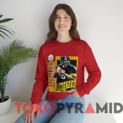 Vintage 80s Pittsburgh Steelers Bubby Brister NFL T-shirt 3 Vintage 80s Pittsburgh Steelers Bubby Brister Nfl T shirt Red Sweatshirt