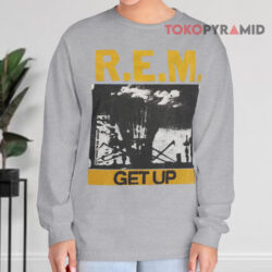 Vintage 80's R.E.M. Get Up Shirt 4 Vintage 80's R e m Get Up Long sleeved