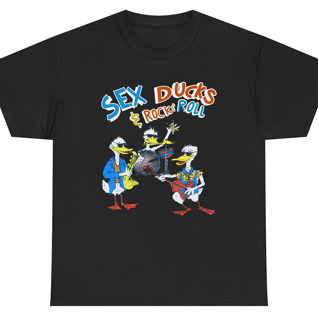 Vintage 80s Sex Ducks And Rock And Roll Shirt Vintage 80s Sex Ducks And Rock And Roll Shirt