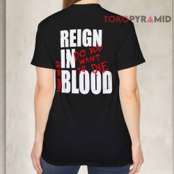 Vintage 80s Slayer Reign In Blood Tour Shirt 4 Vintage 80s Slayer Reign In Blood Tour Shirt BAck