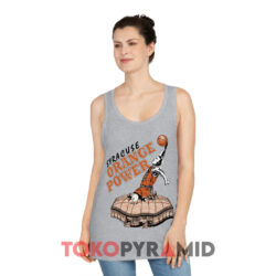80s Syracuse Orange Power Shirt Syracuse University Basketball 4 Vintage 80s Syracuse Orange Power Syracuse University Basketball Grey Tank Top