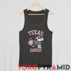 Vintage 80s Texas Rangers And Snoopy Tank Top