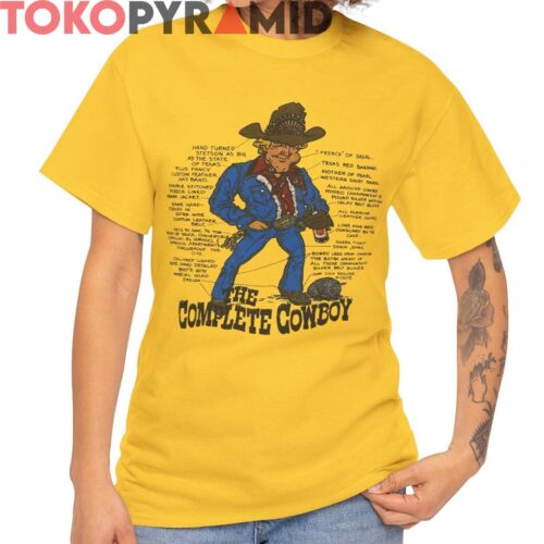 Vintage 80s The Complete Cowboy Shirt Lone Star Beer Shirt