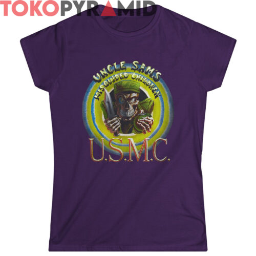 Vintage 80s Uncle Sam's Misguided Children USMC Shirt