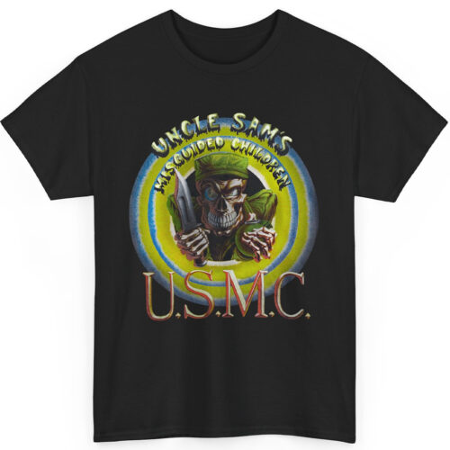 Vintage 80s Uncle Sam's Misguided Children USMC Shirt