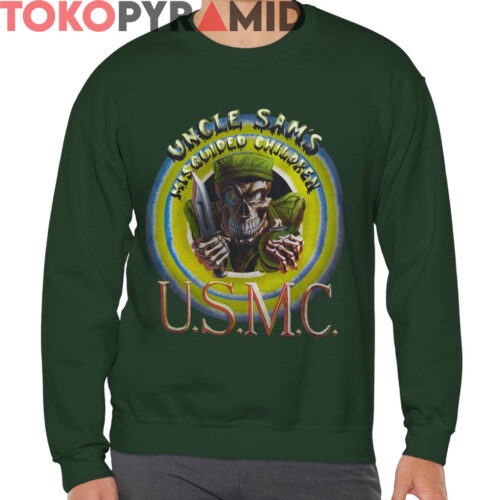 Vintage 80s Uncle Sam's Misguided Children USMC Shirt