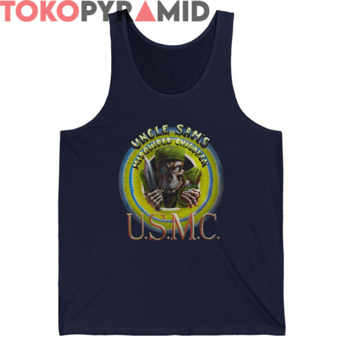 Vintage 80s Uncle Sam's Misguided Children USMC Shirt