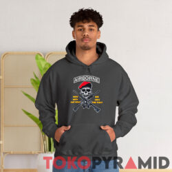 Vintage 90s Airborne Die Like The Rest Skull Shirt 2 Vintage 90s Airborne Die Like The Rest Skull Shirt Hoodie