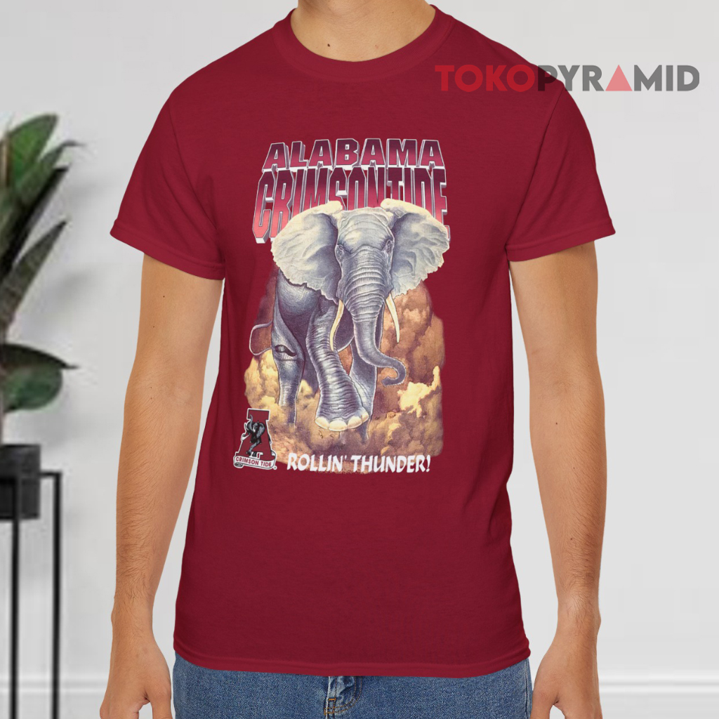 Vintage 90s Alabama Crimson Tide Rollin' Thunder Shirt Vintage 90s Alabama Crimson Tide Rollin' Thunder Shirt