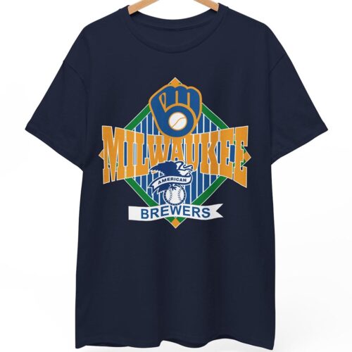 Vintage 90s American Milwaukee Brewers Shirt Vintage 90s American Milwaukee Brewers Shirt