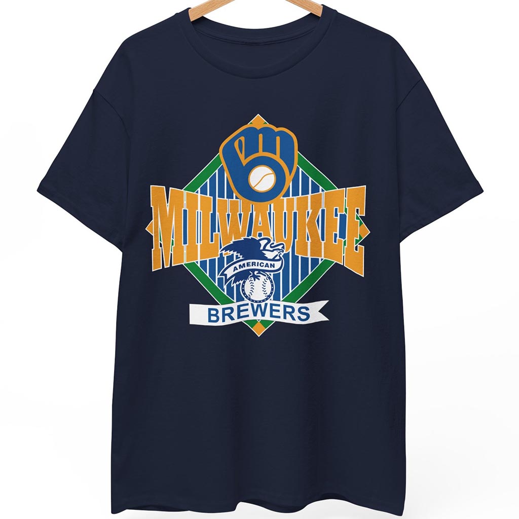 Vintage 90s American Milwaukee Brewers Shirt Vintage 90s American Milwaukee Brewers Shirt