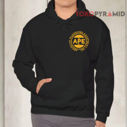Vintage 90s Ape American Piledriving Equipment Hoodie Front
