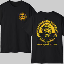 Vintage 90s Ape American Piledriving Equipment Shirt