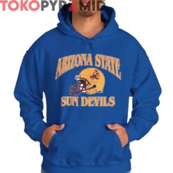 Vintage 90s Arizona State Sun Devils Helmet Shirt