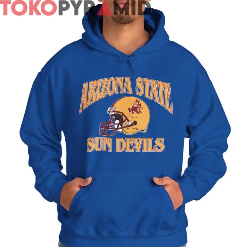 Vintage 90s Arizona State Sun Devils Helmet Shirt