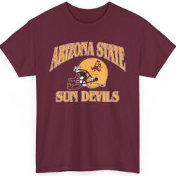Vintage 90s Arizona State Sun Devils Helmet Shirt