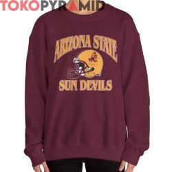 Vintage 90s Arizona State Sun Devils Helmet Shirt