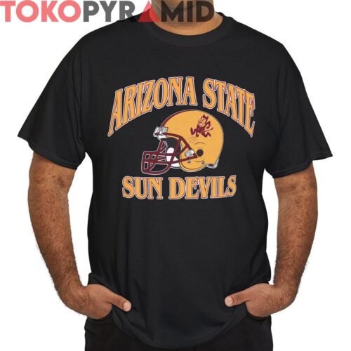 Vintage 90s Arizona State Sun Devils Helmet Shirt