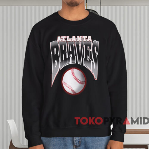 Vintage 90s Atlanta Braves Shirt Black Sweatshirt Vintage 90s Atlanta Braves Shirt Black Sweatshirt
