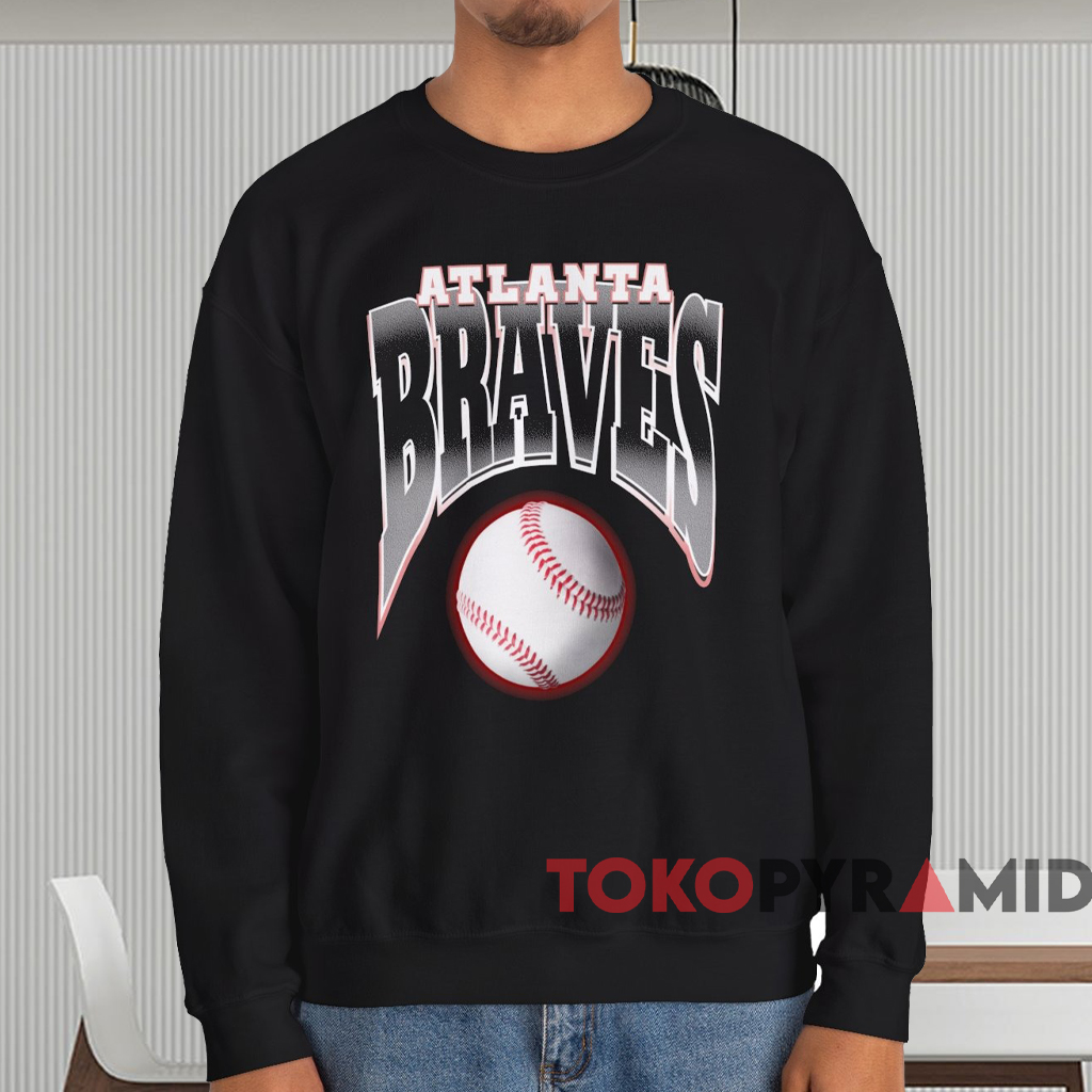Vintage 90s Atlanta Braves Shirt Black Sweatshirt Vintage 90s Atlanta Braves Shirt Black Sweatshirt
