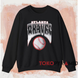 Vintage 90s Atlanta Braves Shirt 4 Vintage 90s Atlanta Braves Shirt Black Sweatshirt