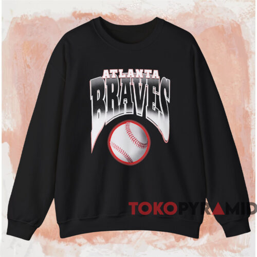 Vintage 90s Atlanta Braves Shirt Black Sweatshirt Vintage 90s Atlanta Braves Shirt Black Sweatshirt