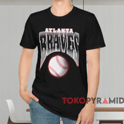 Vintage 90s Atlanta Braves Shirt Black T shirt