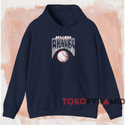 Vintage 90s Atlanta Braves Shirt 2 Vintage 90s Atlanta Braves Shirt Navy Hoodie