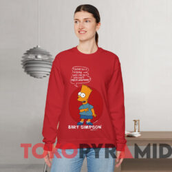 Vintage 90s Bart Simpson I Didnt Do It T-shirt 3 Vintage 90s Bart Simpson I Didnt Do It T shirt Red Sweatshirt