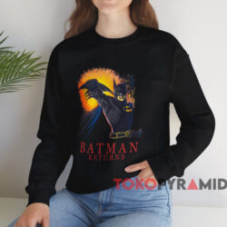 Vintage 90s Batman Returns Graphic T shirt Black Sweatshirt