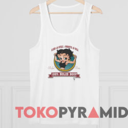 Vintage 90s Betty Boop Buffed Betty T-shirt 4 Vintage 90s Betty Boop Buffed Betty T shirt White TankTop