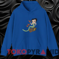 Vintage 90s Betty Boop Mermaid T-shirt 3 Vintage 90s Betty Boop Mermaid T shirt Blue Hoodie