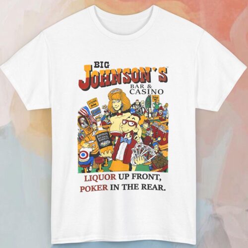 Vintage 90s Big Johnson Bar Casino Shirt Vintage 90s Big Johnson Bar Casino Shirt
