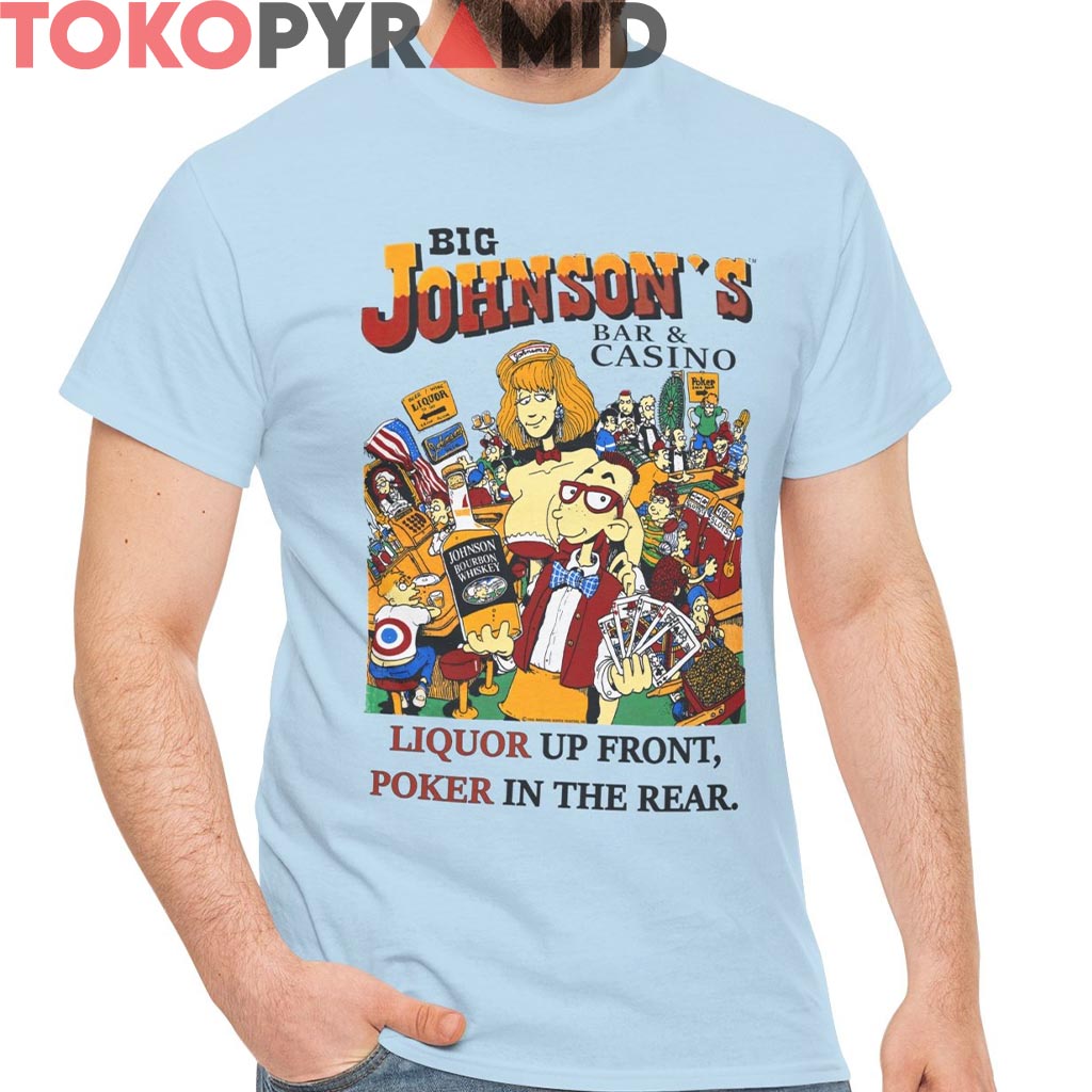 Vintage 90s Big Johnson Bar Casino Shirt Vintage 90s Big Johnson Bar Casino Shirt