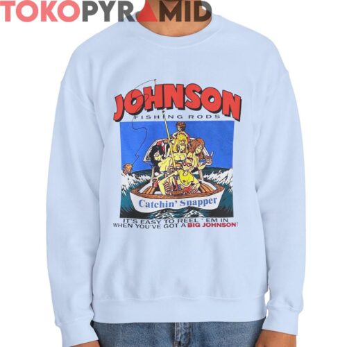 Vintage 90s Big Johnson Fishing Rods Shirt