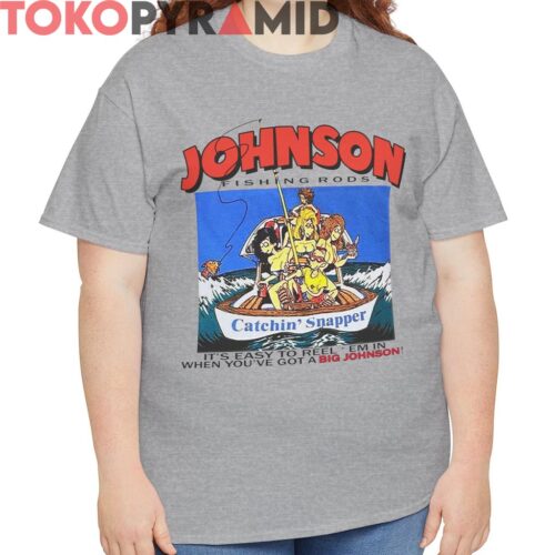 Vintage 90s Big Johnson Fishing Rods Shirt