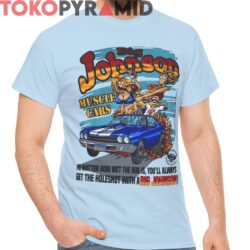 Vintage 90s Big Johnson Muscle Cars Shirt