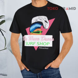 Vintage 90s Big Wave Dave's Surf Shop Hawaii Black T shirt