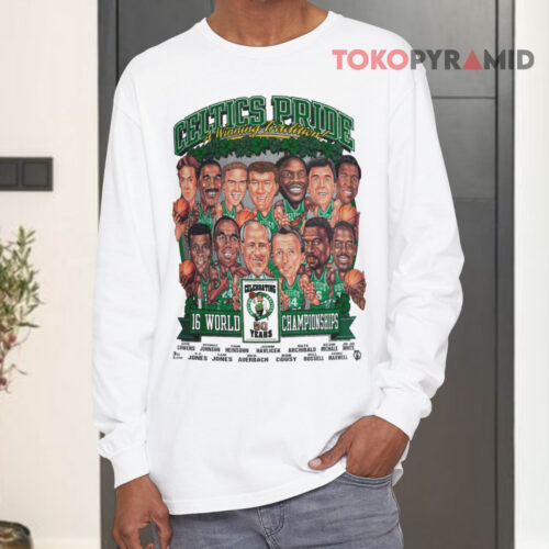 Vintage 90s Boston Celtics Pride A Winning Tradition 50 Years Long sleeved